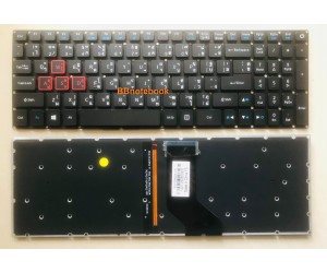 Acer Keyboard คีย์บอร์ด VX5-591G VX5-593G มีไฟ back light ภาษาไทย อังกฤษ